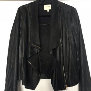 Urban outfitters black suede jacket